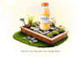small business modern product posters design using canva
